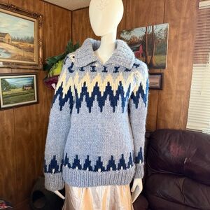 Handmade Vintage Knit Wool Sweater